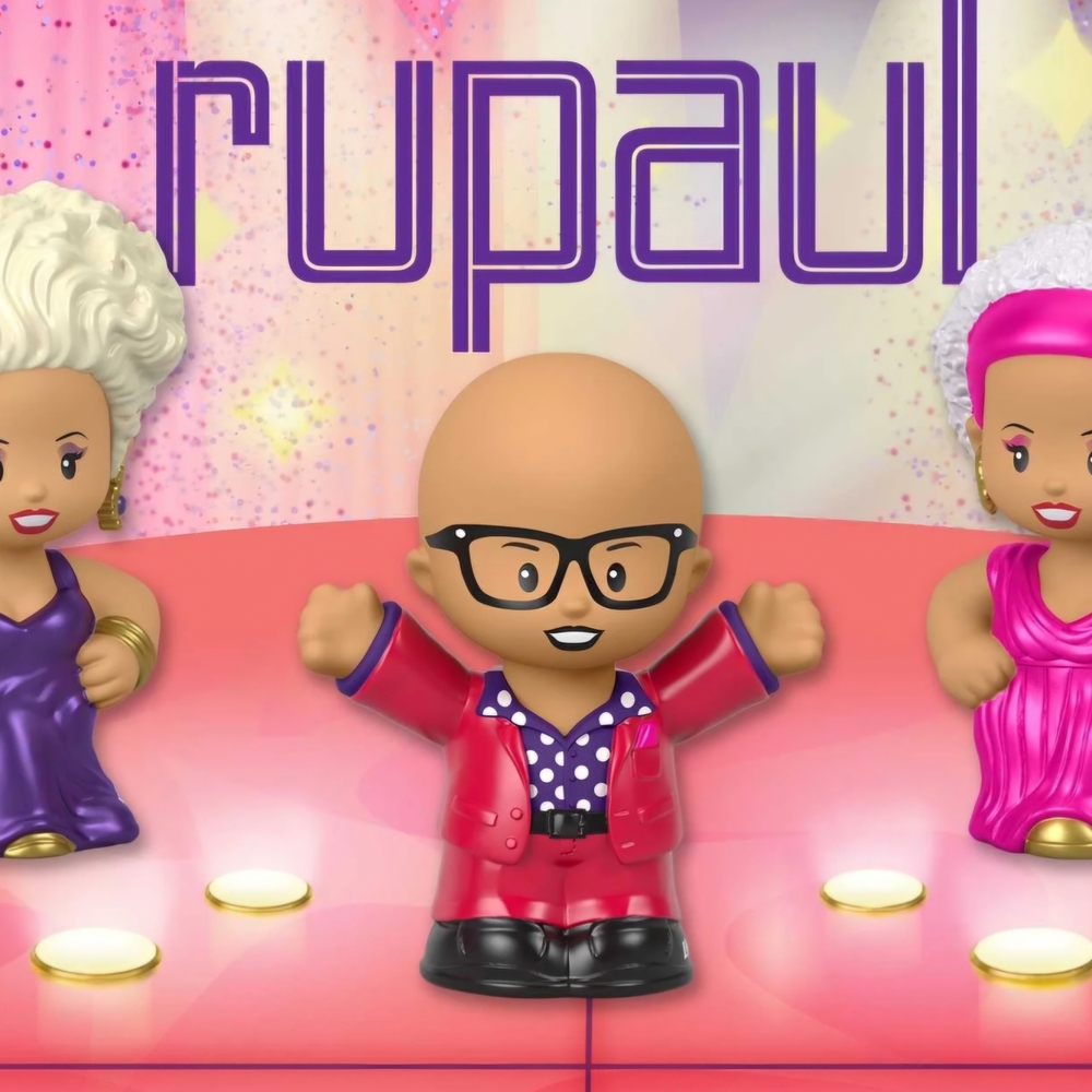 Fisher-Price RuPaul Mini Figure Set – Purple, Pink, Red, White, Black - Picture 2 of 3